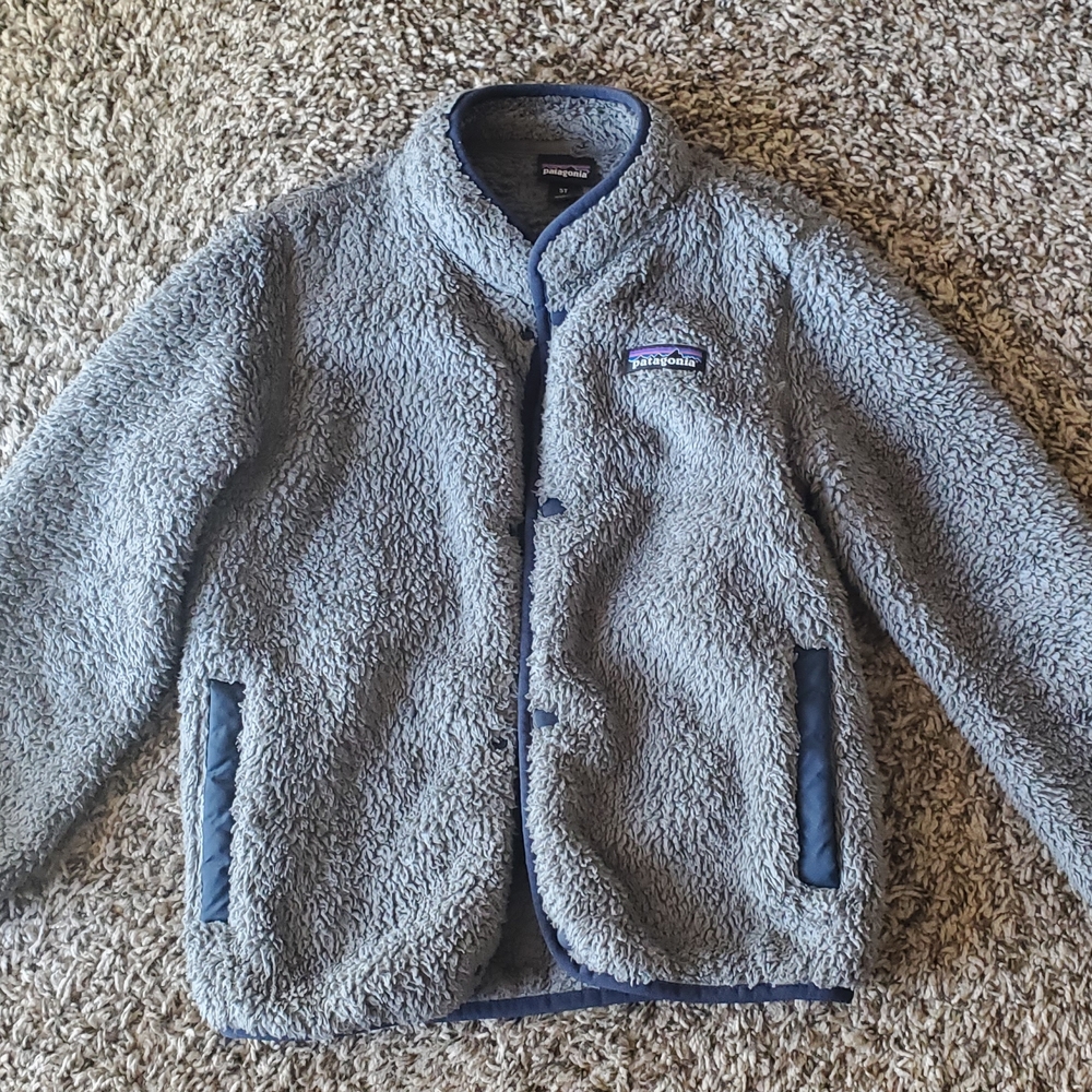 Patagonia Kids Gray Los Gatos Fleece Jacket